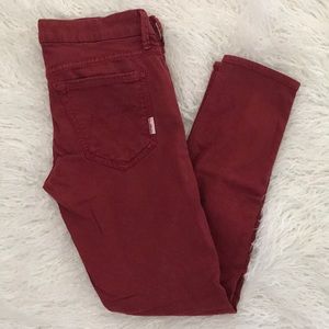 Mother The Looker Crop Featherweight POP 27